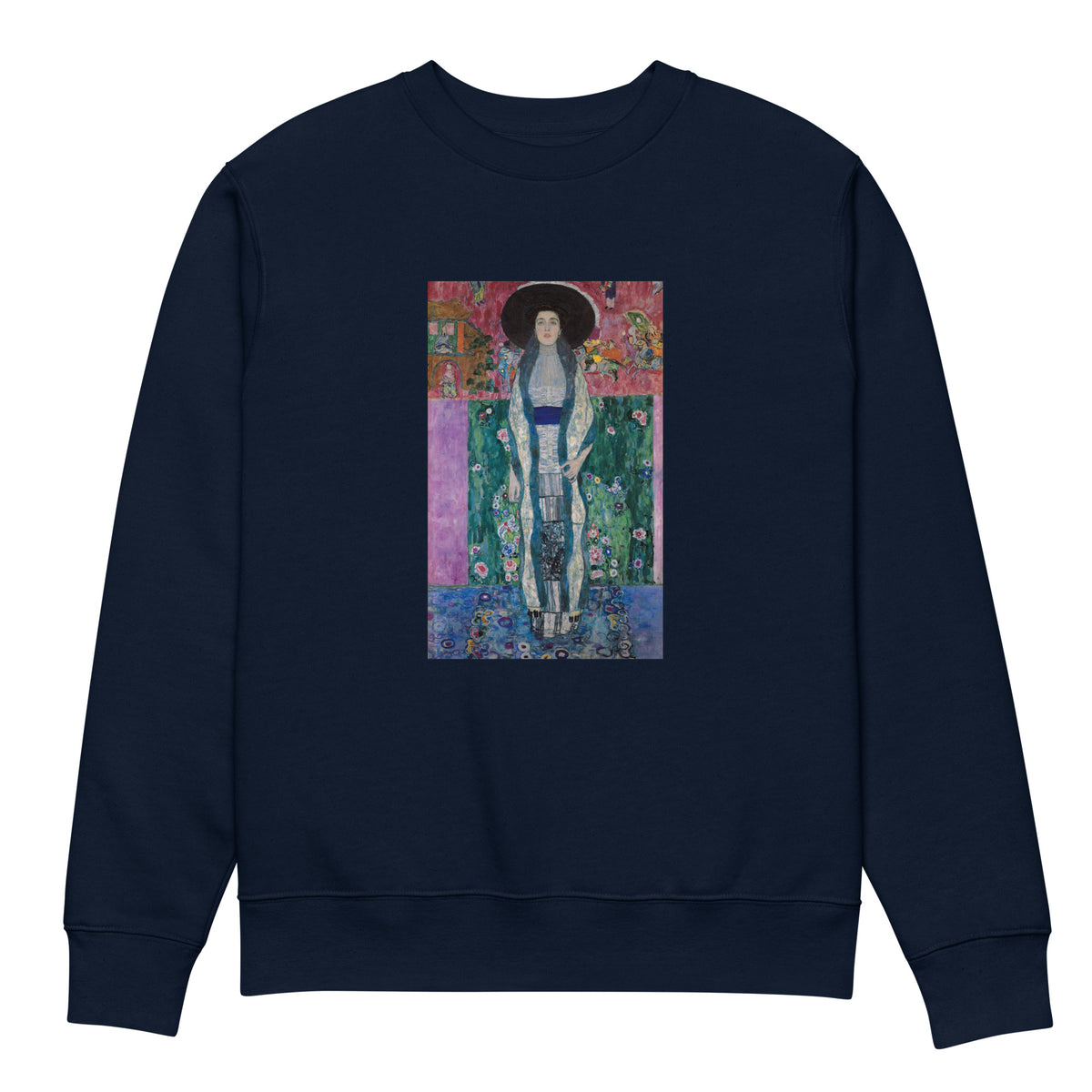 Navy Sweater Gustav Klimt Portrait Of Adele Bloch-Bauer Famous Painting Premium