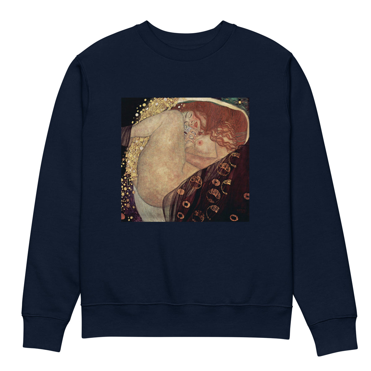 Navy Sweater Gustav Klimt Danae Famous Painting Premium