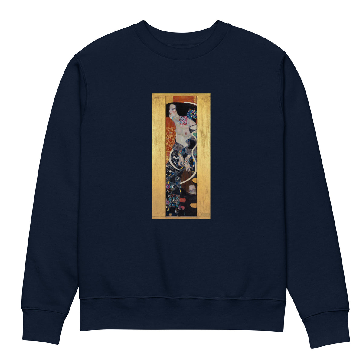 Navy Sweater Gustav Klimt Judith II Famous Painting Premium