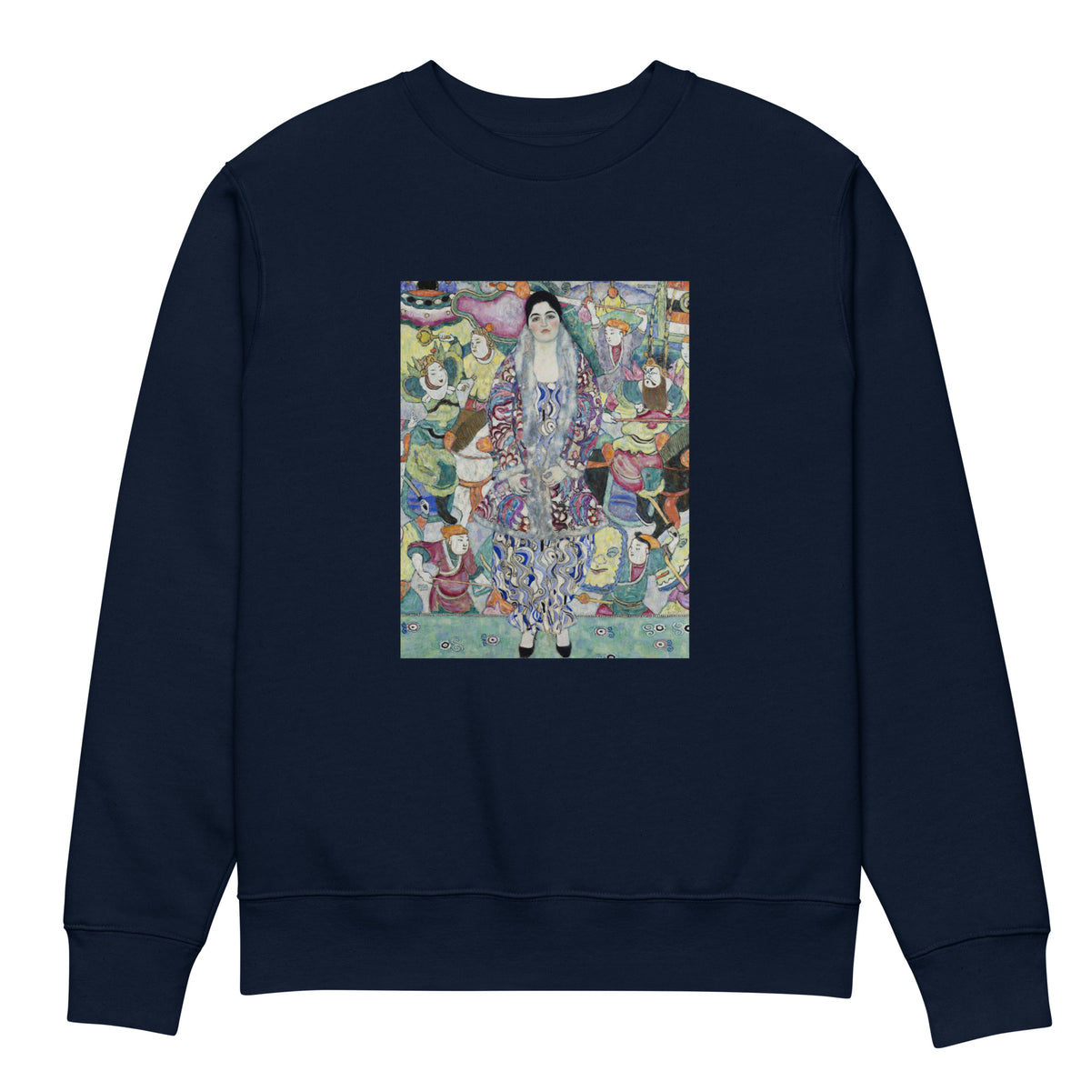 Navy Sweater Gustav Klimt Portrait Of Friederike Maria Beer Famous Painting Premium
