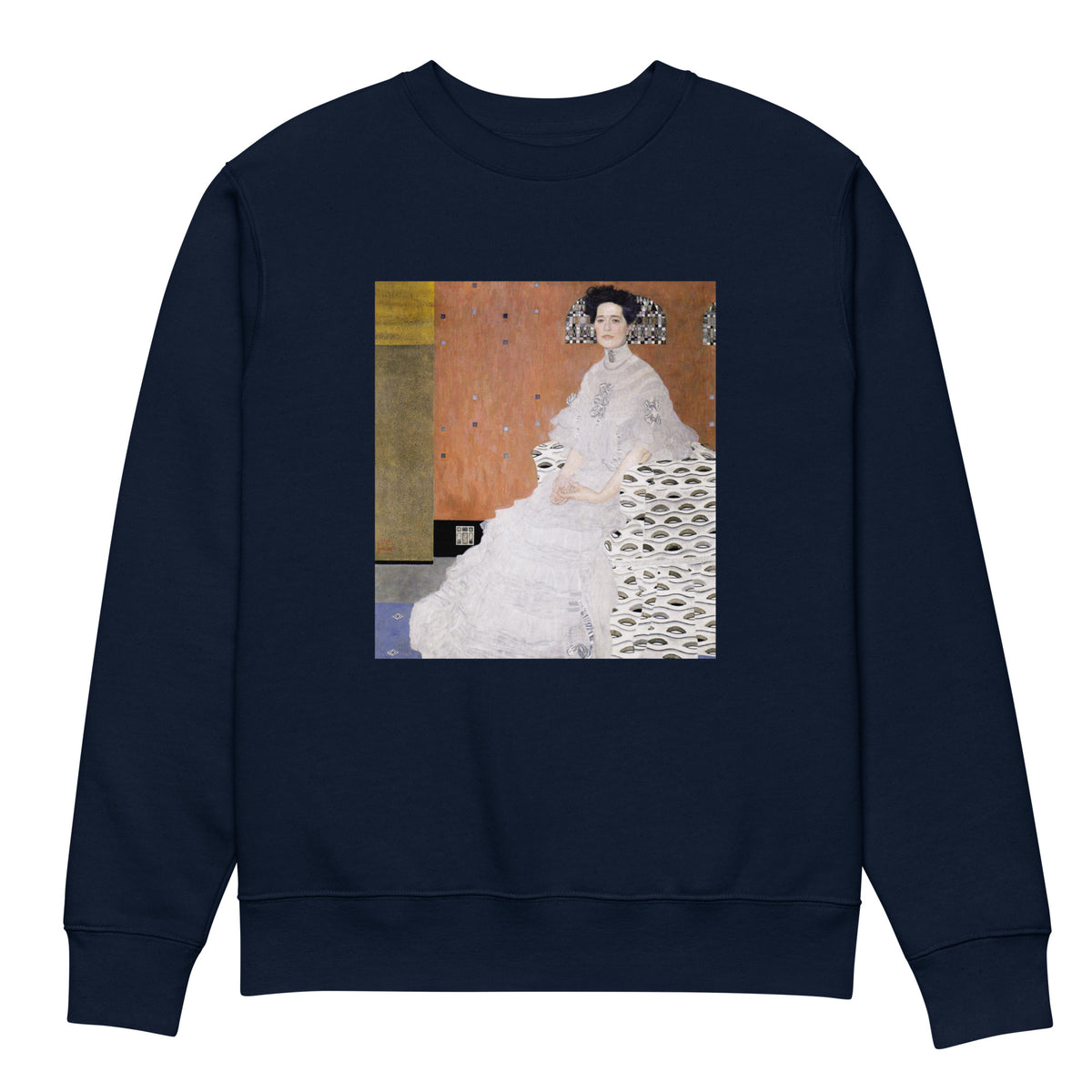Navy Sweater Gustav Klimt Bildnis Fritza Riedler Famous Painting Premium