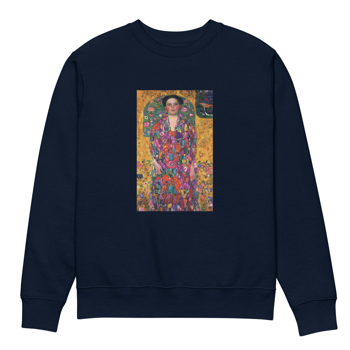 Navy Sweater Gustav Klimt Portrait Of Eugenia Primavesi Famous Painting Premium