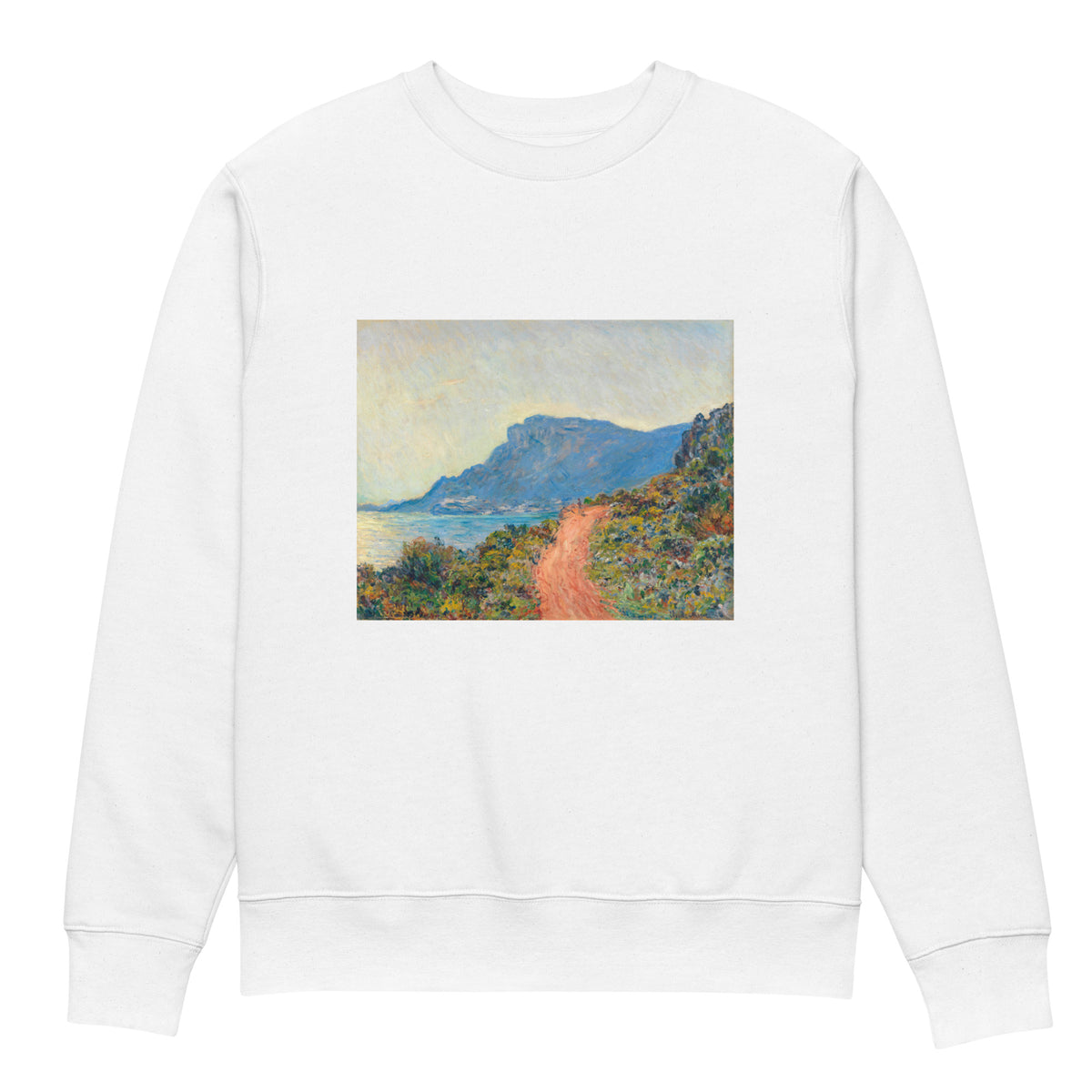 White Sweater La Corniche Near Monaco Premium