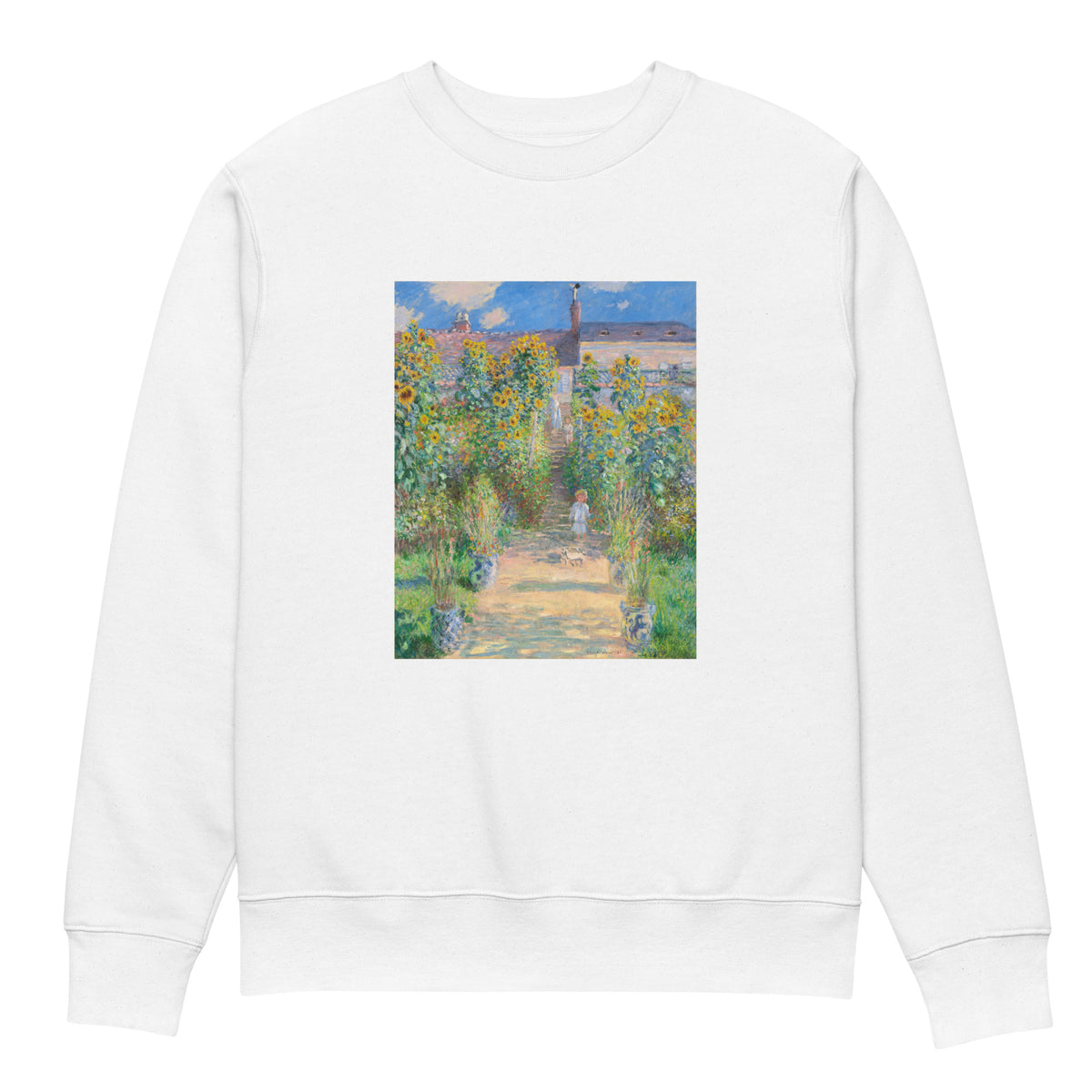 White Sweater The Artist S Garden At Vetheuil Premium