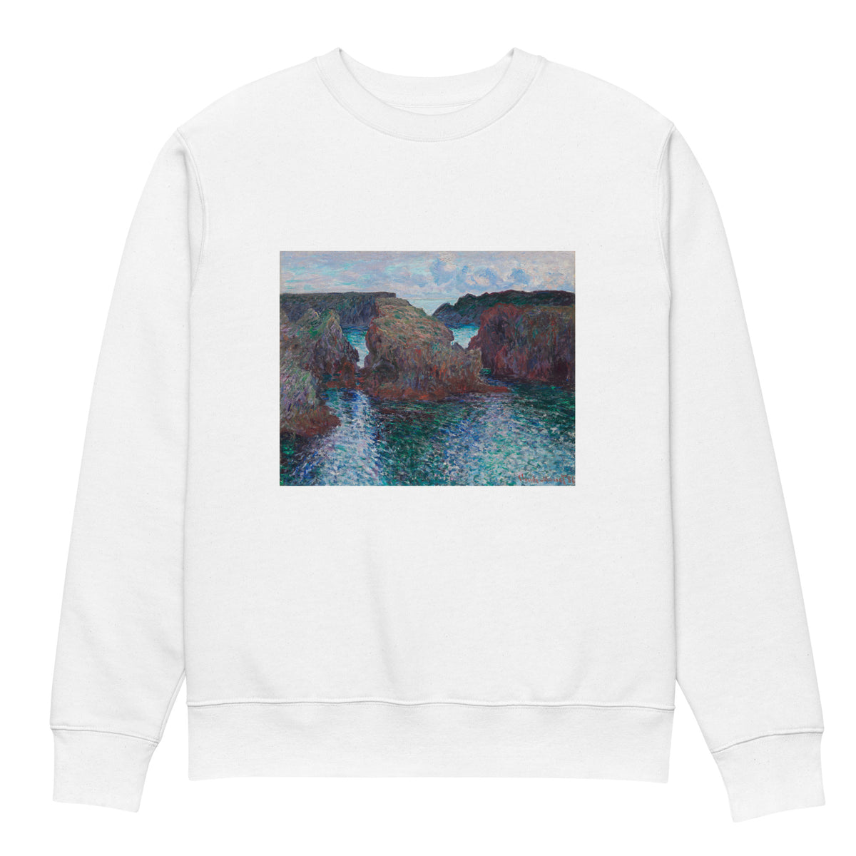 White Sweater Rocks At Port-Goulphar Belle- Icirc Le Premium