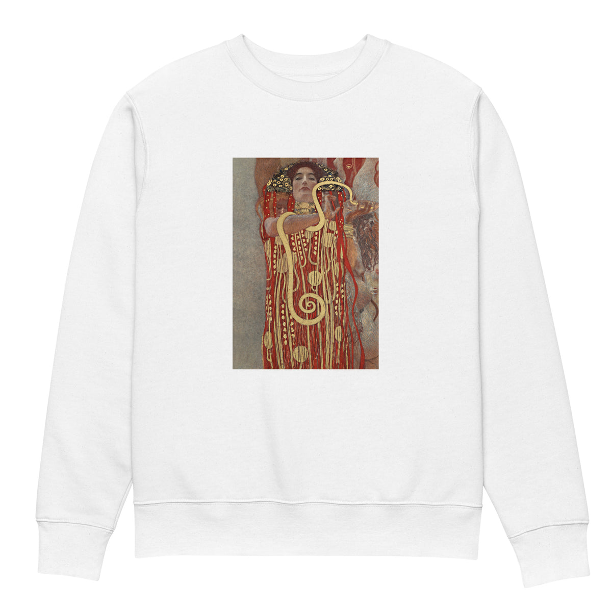 White Sweater Gustav Klimt Hygieia Famous Painting Premium