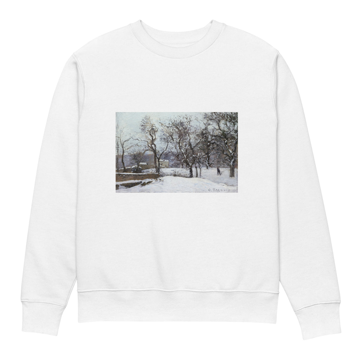 White Sweater Snow At Louveciennes Premium
