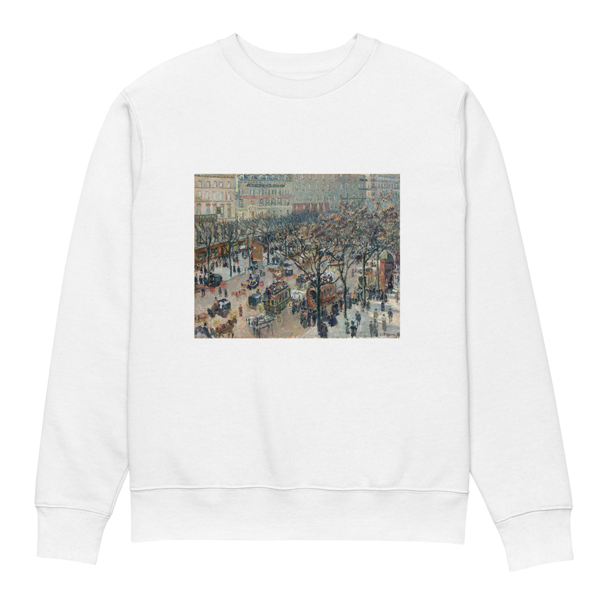 White Sweater Boulevard Of The Italians Morning Sunlight Premium