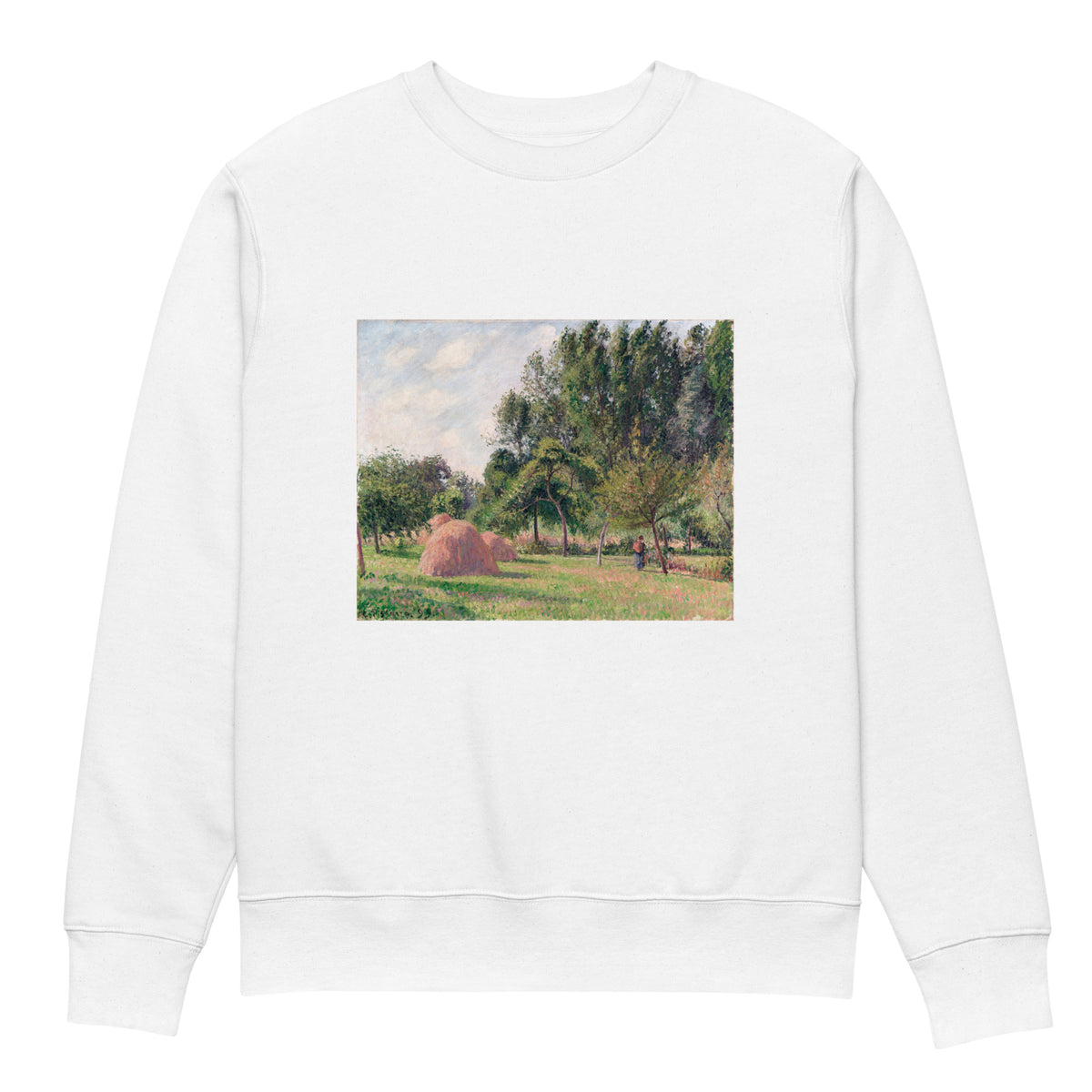 White Sweater Haystacks Morning Eragny Premium