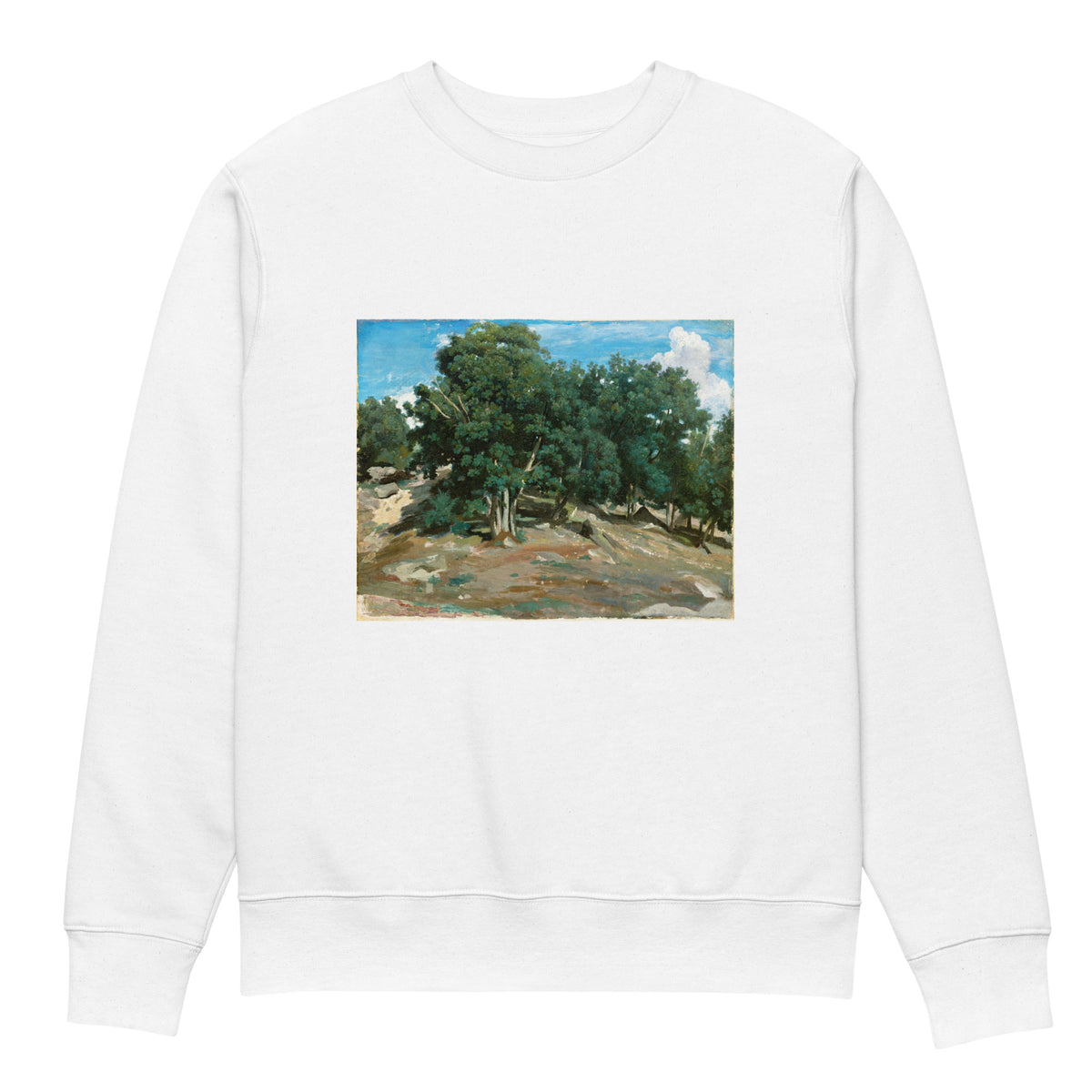 White Sweater Fontainebleau Oak Trees At Bas-Breau 1832 Or 1833 Premium
