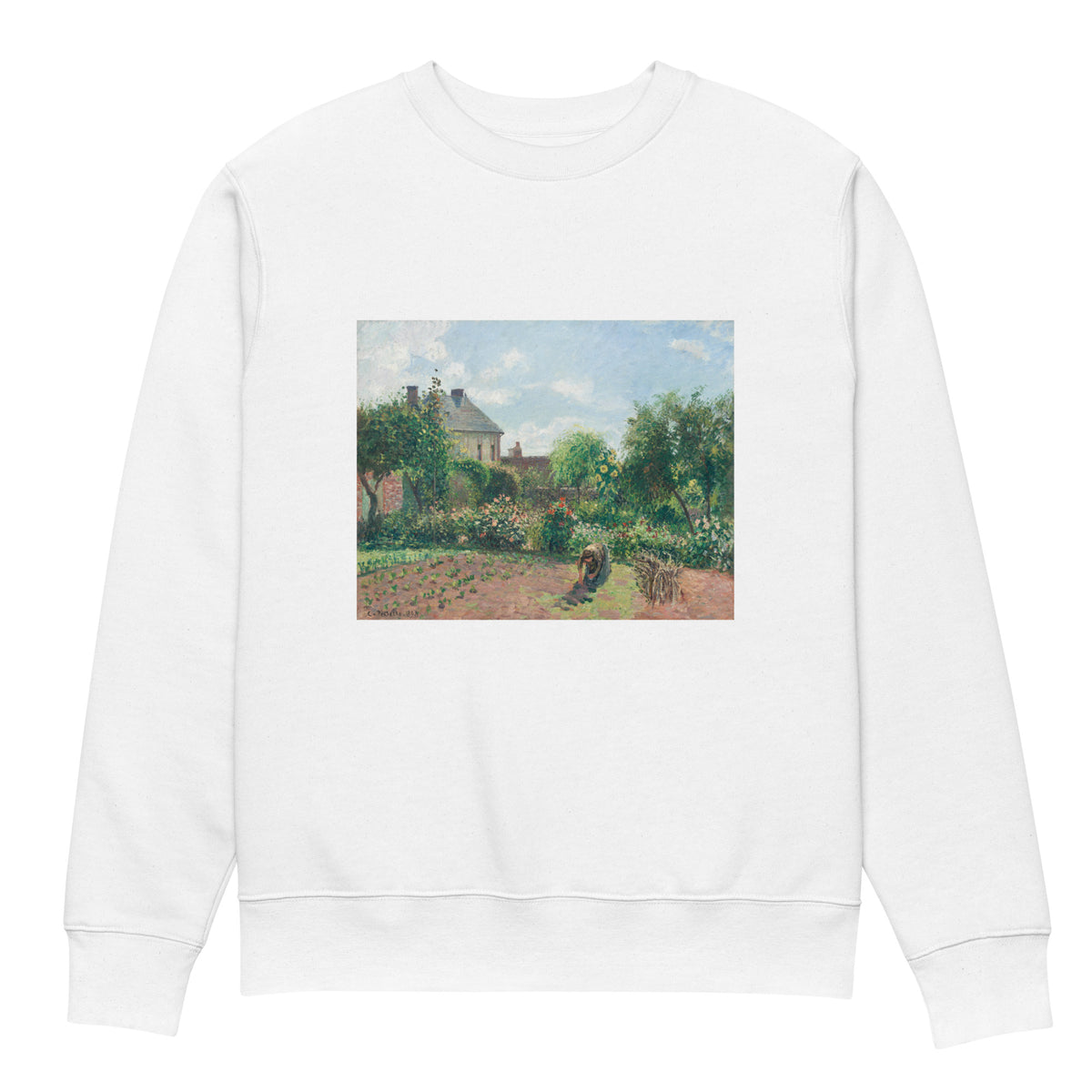 White Sweater The Artist Garden At Eragny Premium