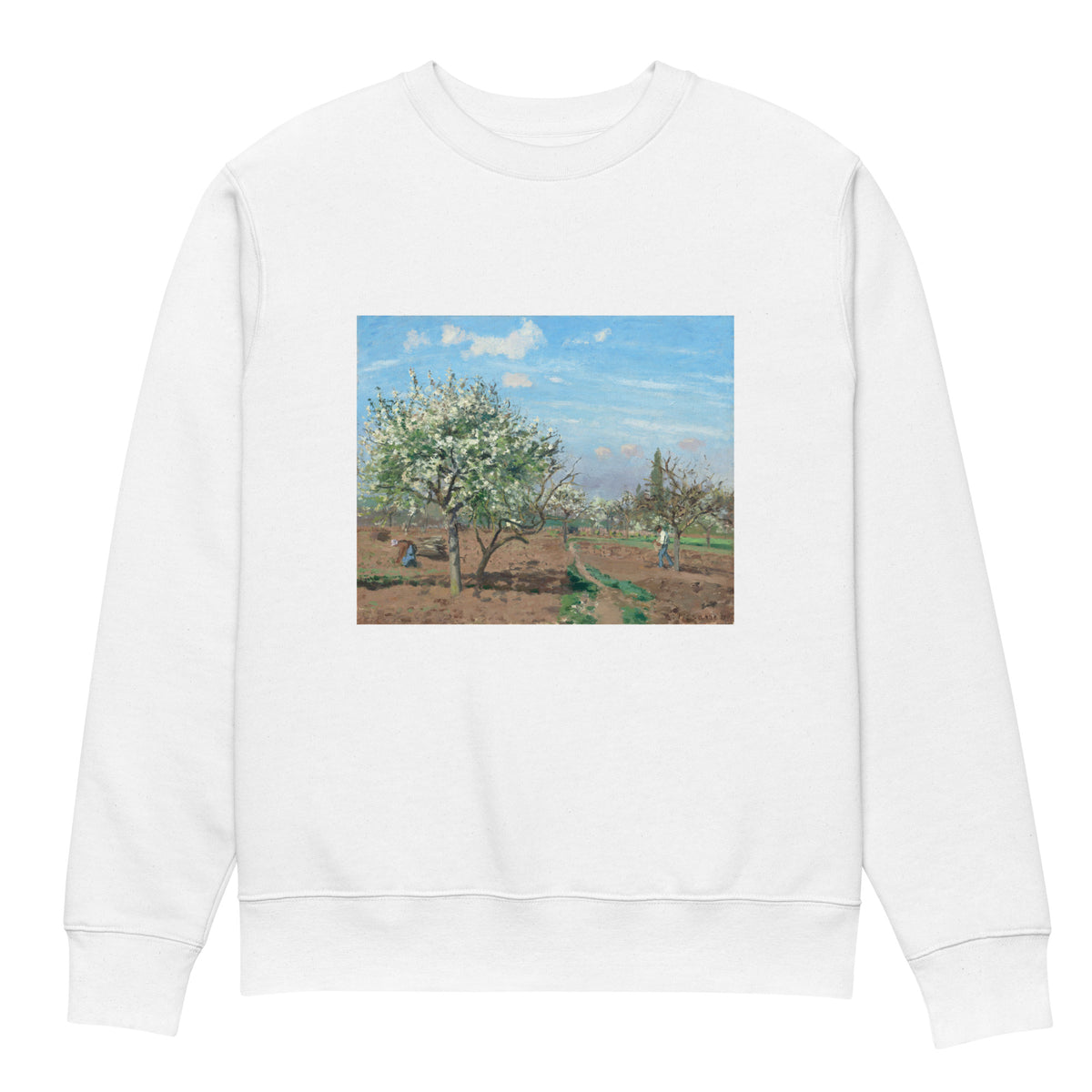 White Sweater Orchard In Bloom Louveciennes Premium