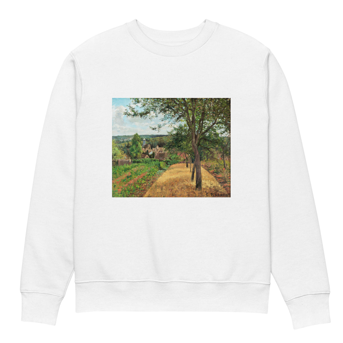 White Sweater Orchards At Louveciennes Painting In High Resolution Premium