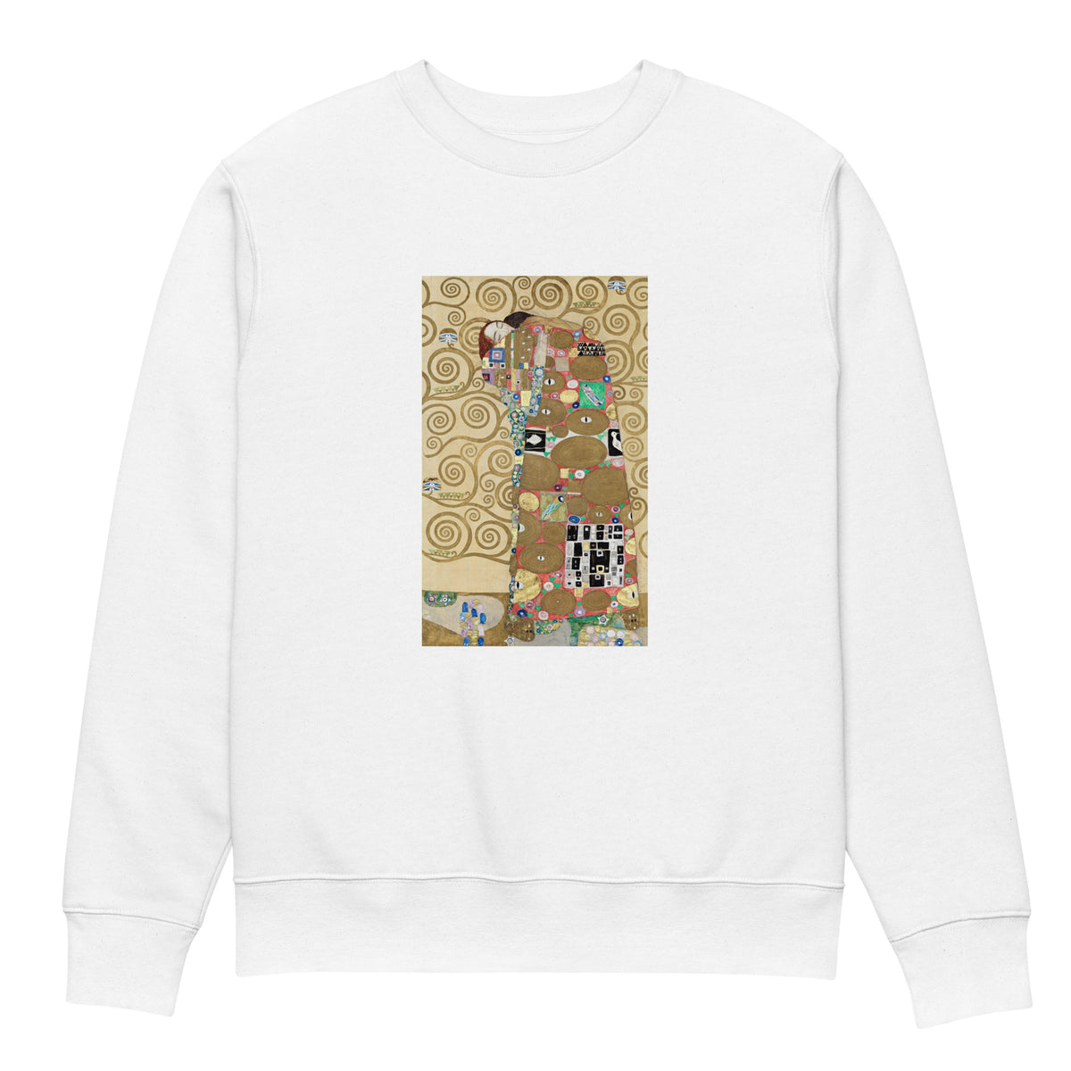 White Sweater Gustav Klimt Fulfillment Famous Painting Premium