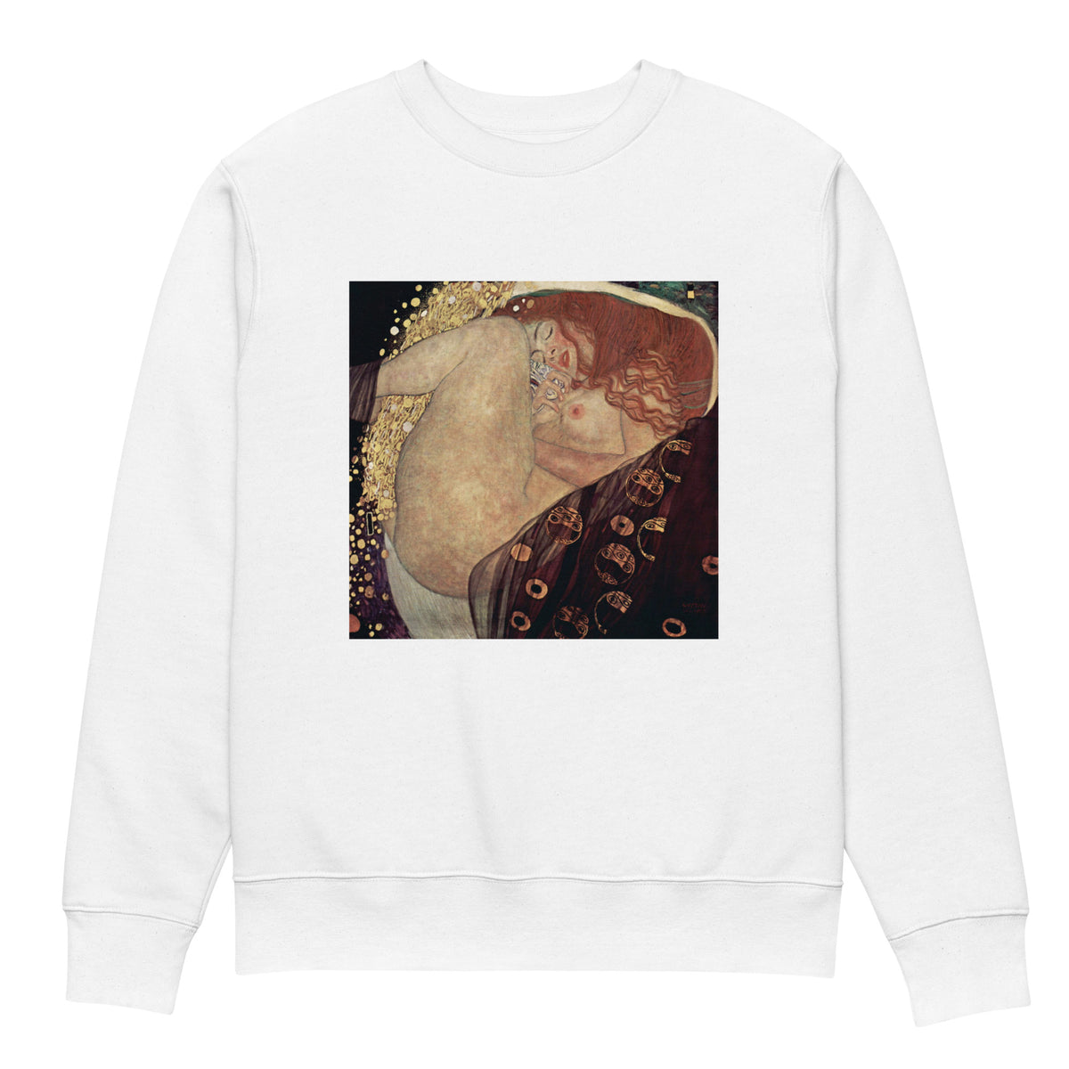 White Sweater Gustav Klimt Danae Famous Painting Premium