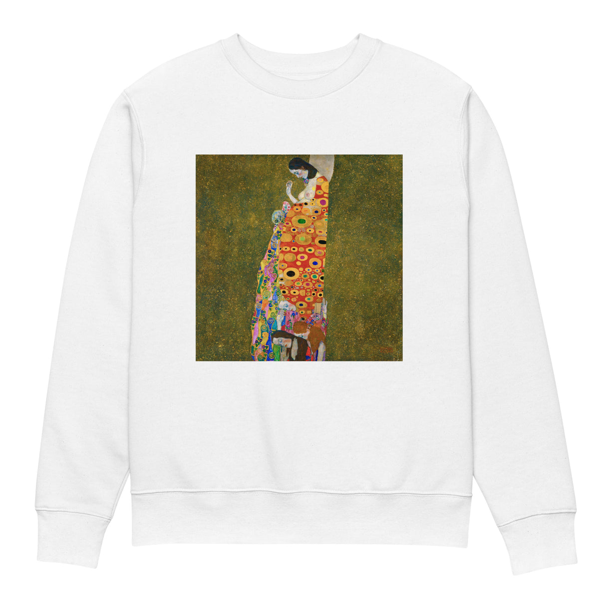 White Sweater Gustav Klimt Hope II Famous Painting Premium