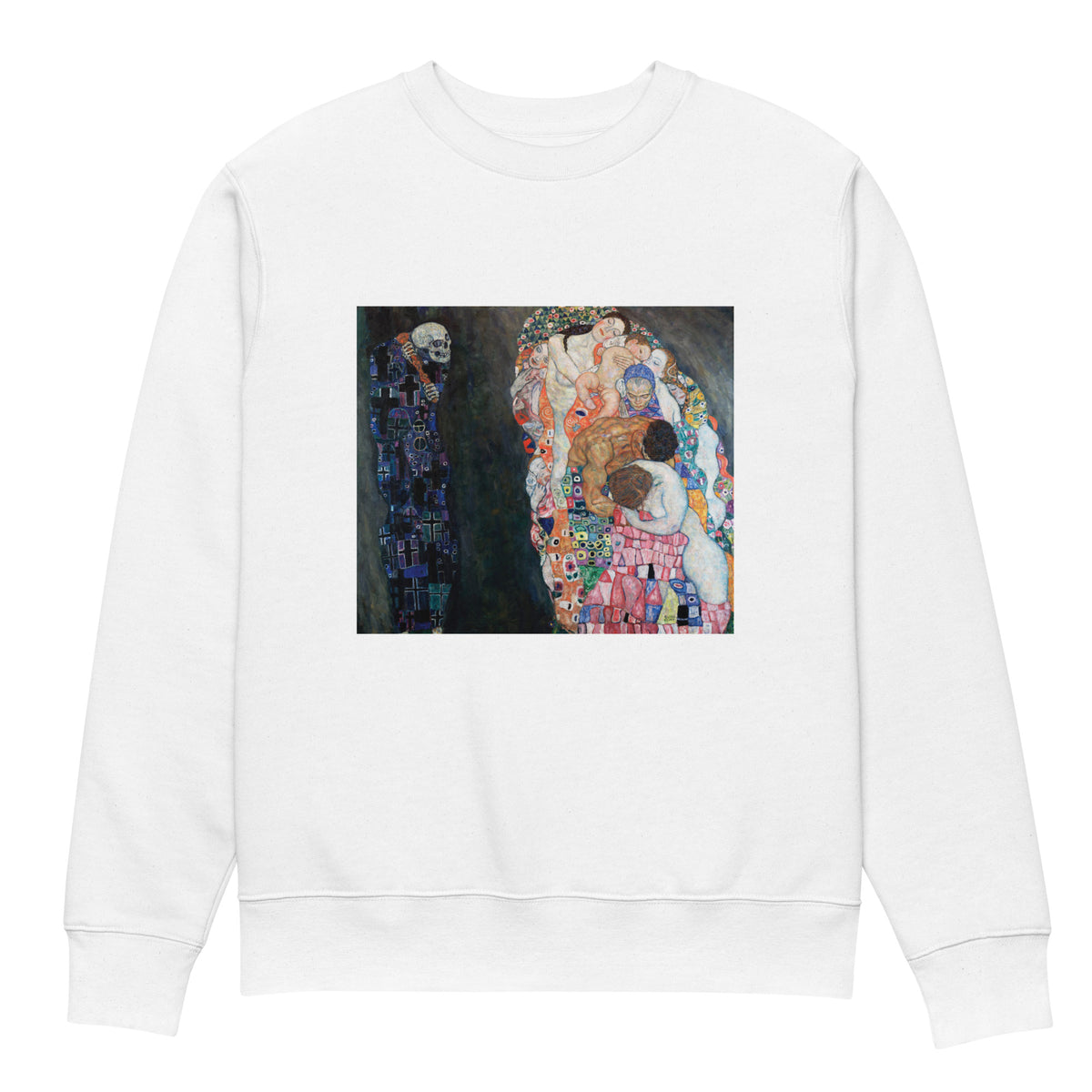 White Sweater Gustav Klimt Death And Life Famous Painting Premium