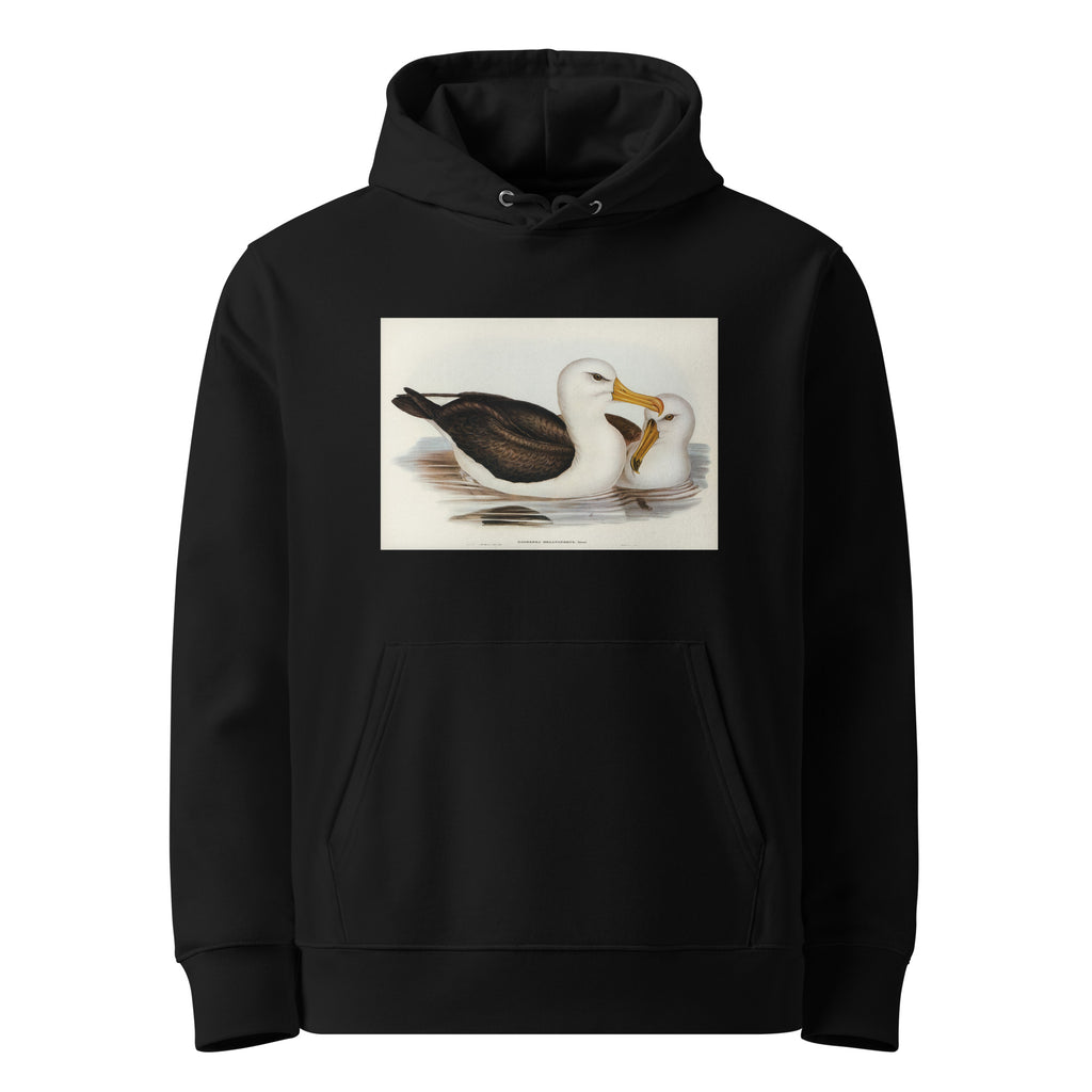 Black Hoodie Black-Eyebrowed Albatros Diomedea Melanophrys Illustrated - Elizabeth Gould 1804 Premium