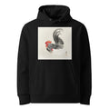 Black Hoodie Chicken And Cock - Ohara Koson 1900 Premium