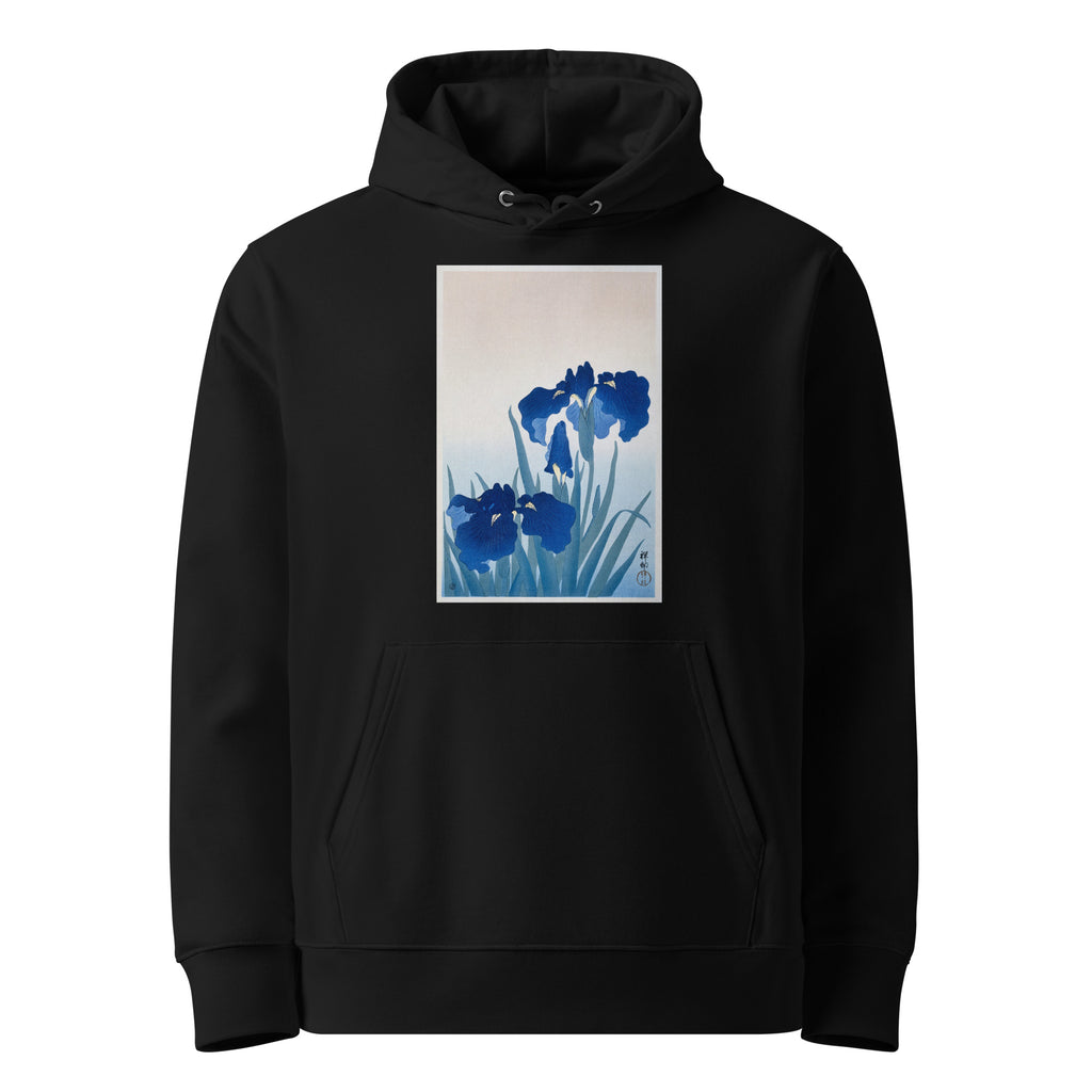 Black Hoodie Iris Flowers - Ohara Koson 1925 Premium