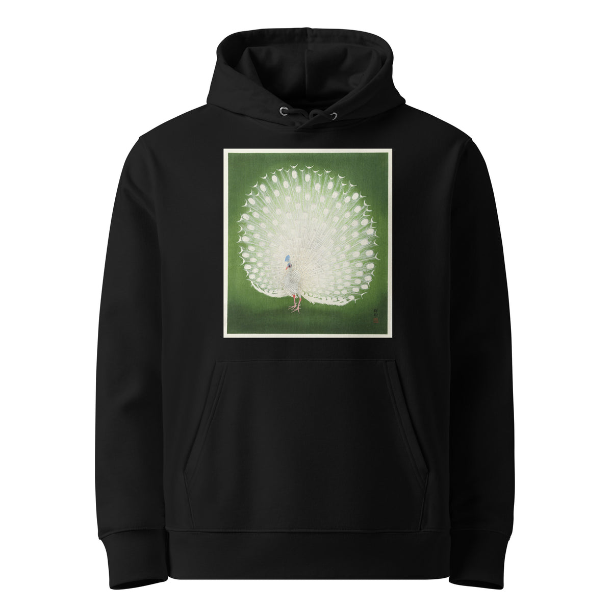 Black Hoodie Peacock - Ohara Koson 1925 Premium