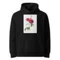 Black Hoodie Purple French Rose Rosa Gallica Purpuro-Violacea Magna Premium