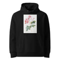 Black Hoodie Rosa Damascena Rosebush Rosa Damascena Premium