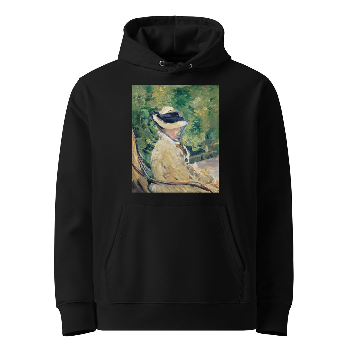 Black Hoodie Madame Manet Suzanne Leenhoff 1830 1906 At Bellevue Painting In High Resolution Premium
