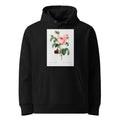 Black Hoodie Cabbage Rose - Pierre-Joseph Redoute 1759 Premium