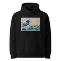 Black Hoodie Katsushika Hokusai S The Great Wave Off Kanagawa Famous Vintage Woodblock Print For Wall Art And Poster Premium