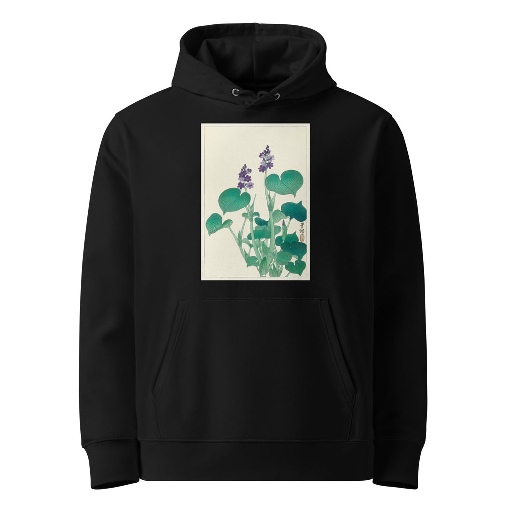 Black Hoodie Blooming Hosta - Ohara Koson 1920 Premium