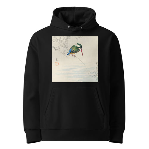 Black Hoodie A Kingfisher - Ohara Koson 1920 Premium