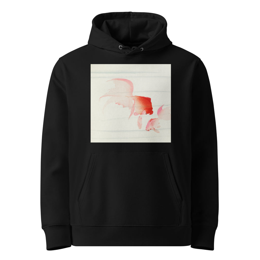 Black Hoodie Gold Fish - Ohara Koson 1900 Premium
