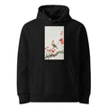 Black Hoodie Japanese Plague Bird On Maple - Ohara Koson 1900 Premium