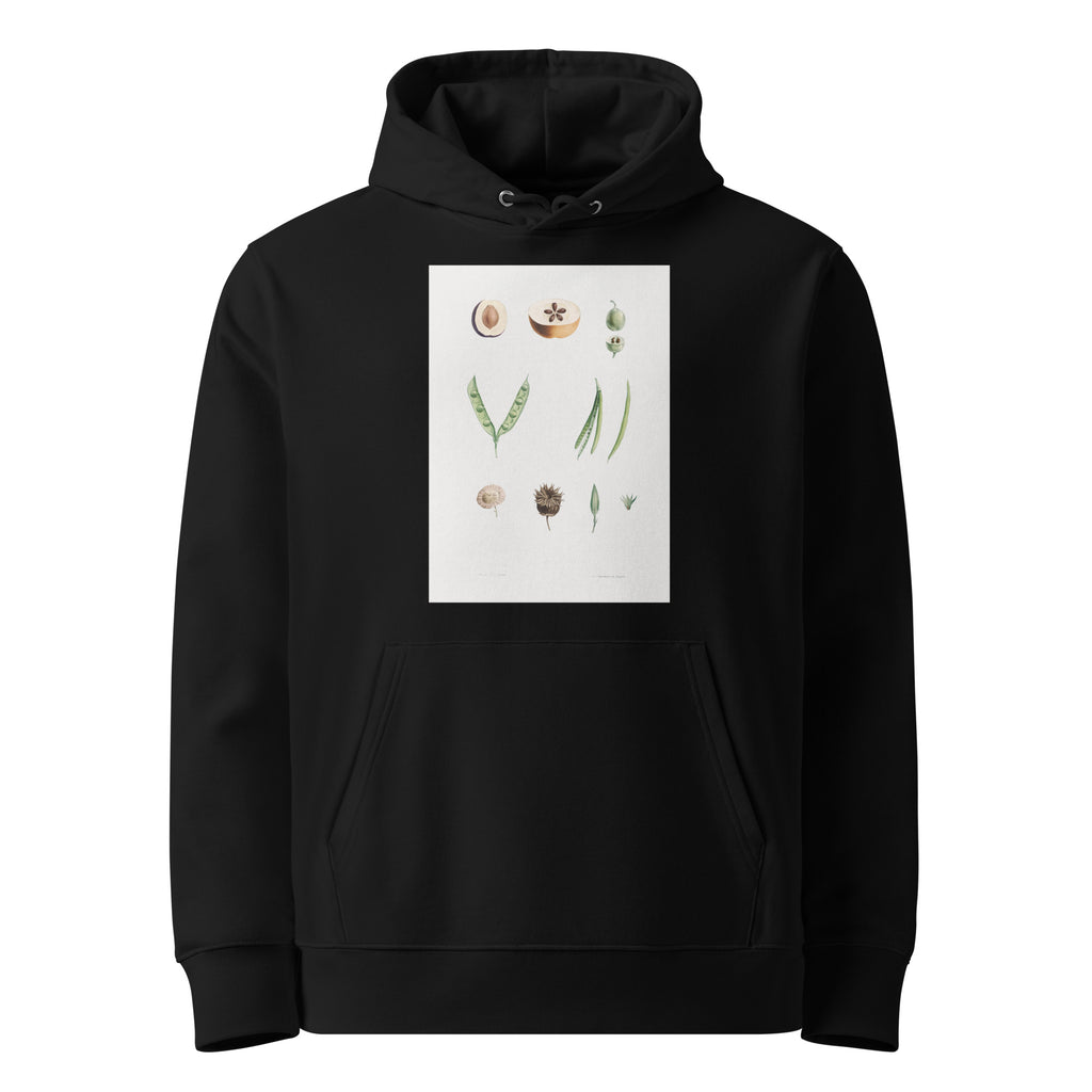 Black Hoodie Plants Part - Pierre-Joseph Redoute 1759 Premium