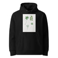 Black Hoodie Tree Leaf Set - Pierre-Joseph Redoute 1759 Premium
