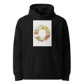 Black Hoodie Roses Premium