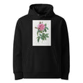 Black Hoodie Gallic Rose Rosa Gallica Regalis Premium
