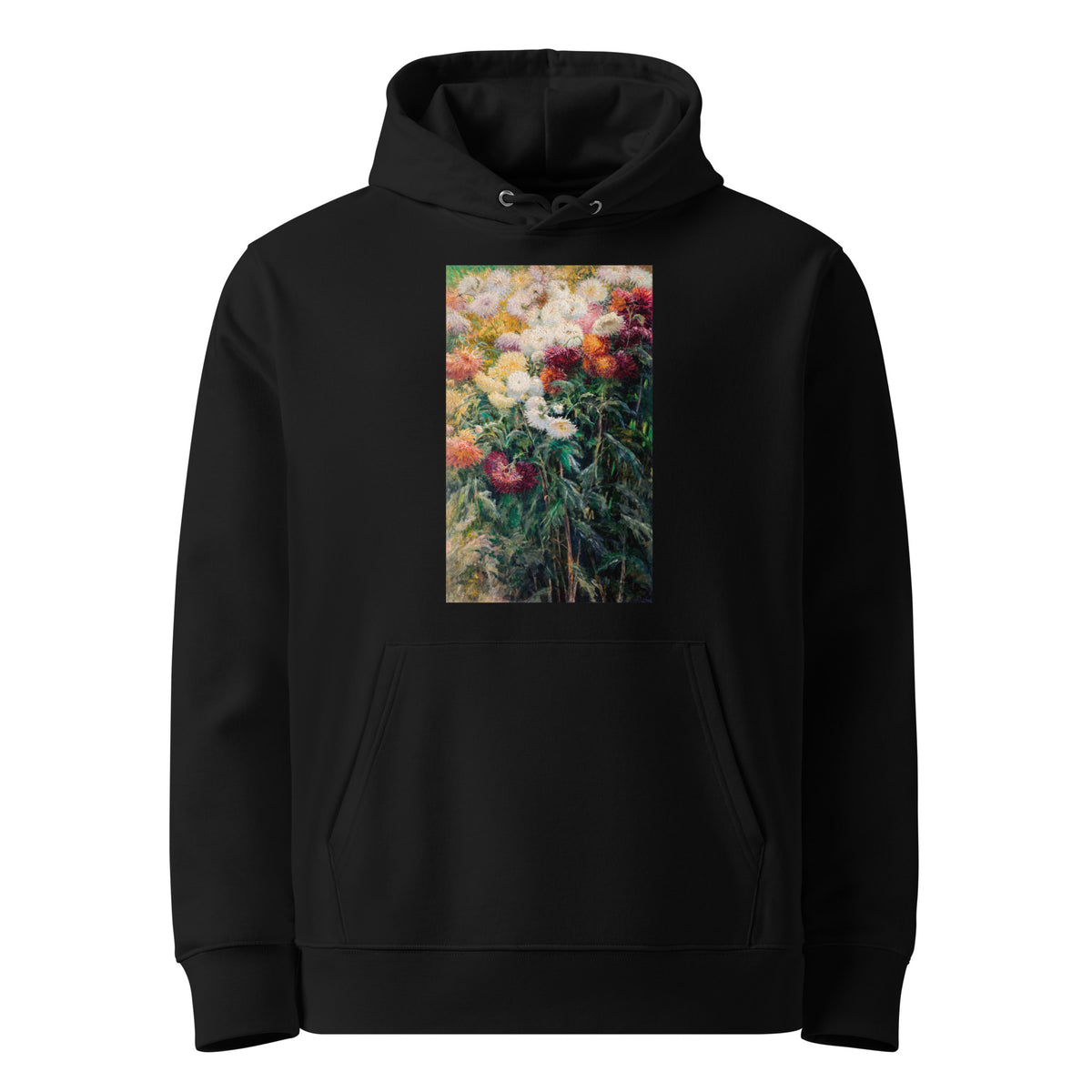 Black Hoodie Chrysanthemums In The Garden At Petit Gennevilliers Painting In High Resolution Premium