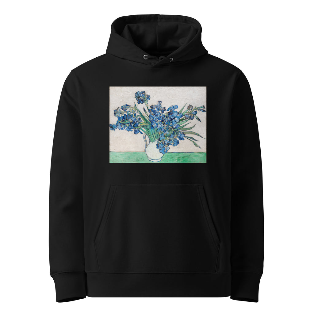 Black Hoodie Vincent Van Gogh S Irises Premium