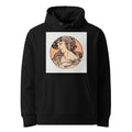 Black Hoodie Stained Glass Fouquet Mucha IX Premium
