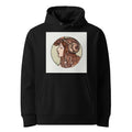 Black Hoodie Stained Glass Fouquet Mucha VII Premium