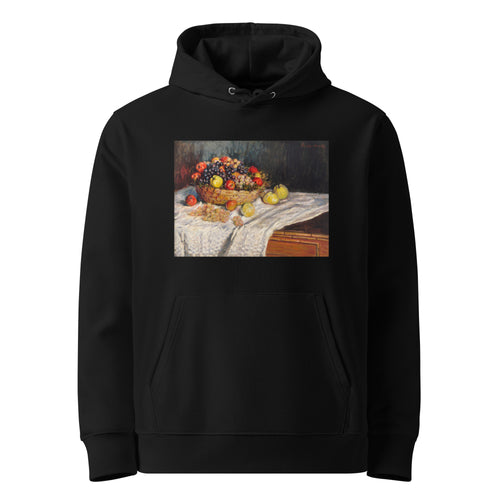 Black Hoodie Apples And Grapes Premium