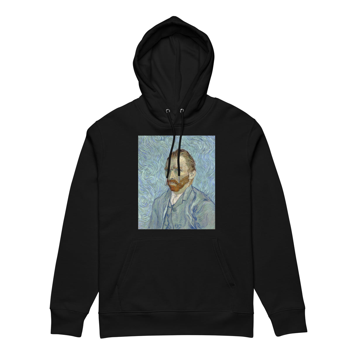 Black Hoodie Vincent Van Gogh S Self-Portrait Famous Painting Premium