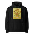Black Hoodie Vincent Van Gogh S Sunflowers Famous Painting Premium