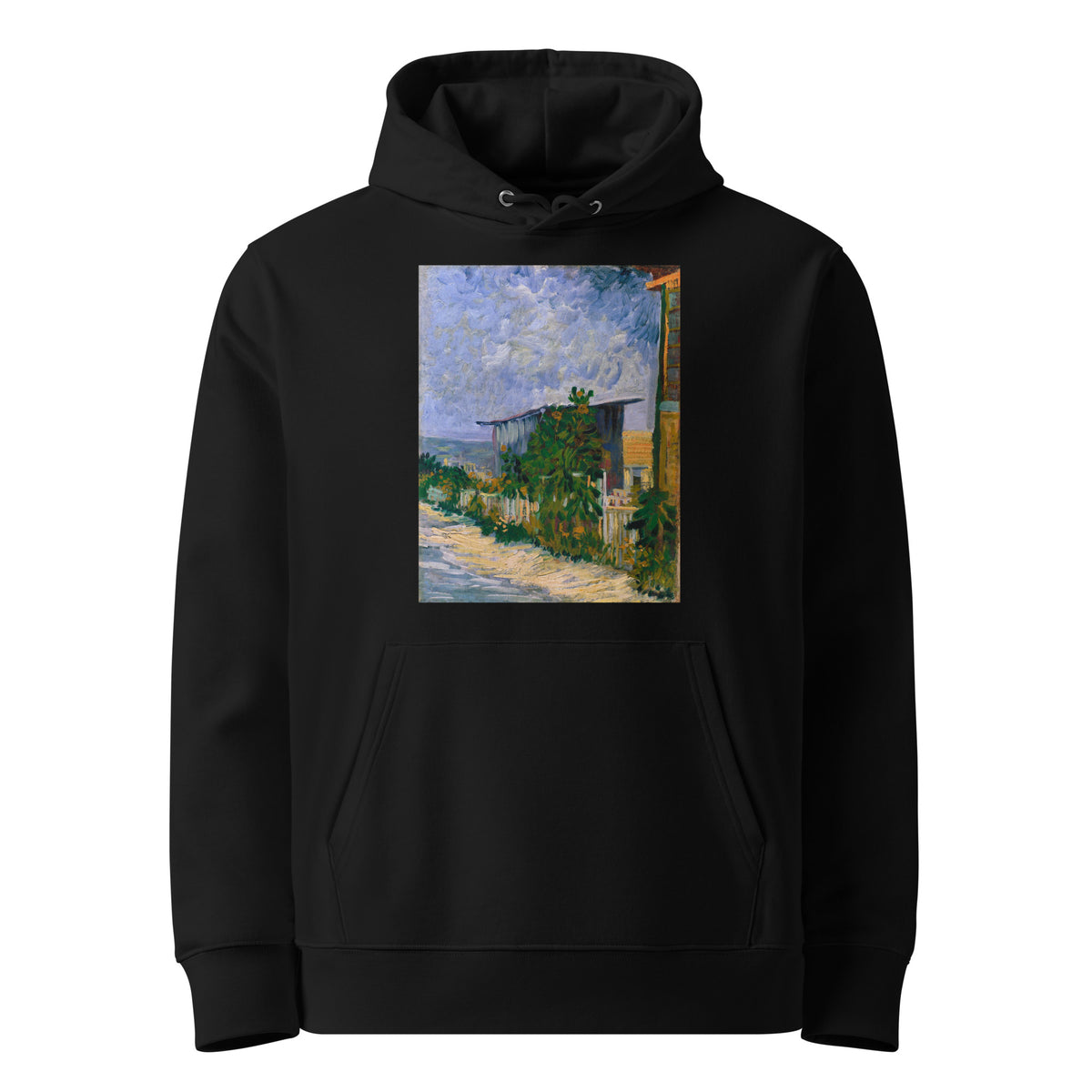 Black Hoodie Vincent Van Gogh S Shelter On Montmartre Famous Painting Premium