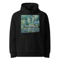 Black Hoodie Claude Monet S Water Lilies And Japanese Bridge Famous Painting Premium