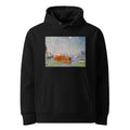Black Hoodie Claude Monet S Red Boats At Argenteuil Famous Painting Premium