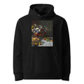 Black Hoodie Still Life With Flowers And Fruit Premium