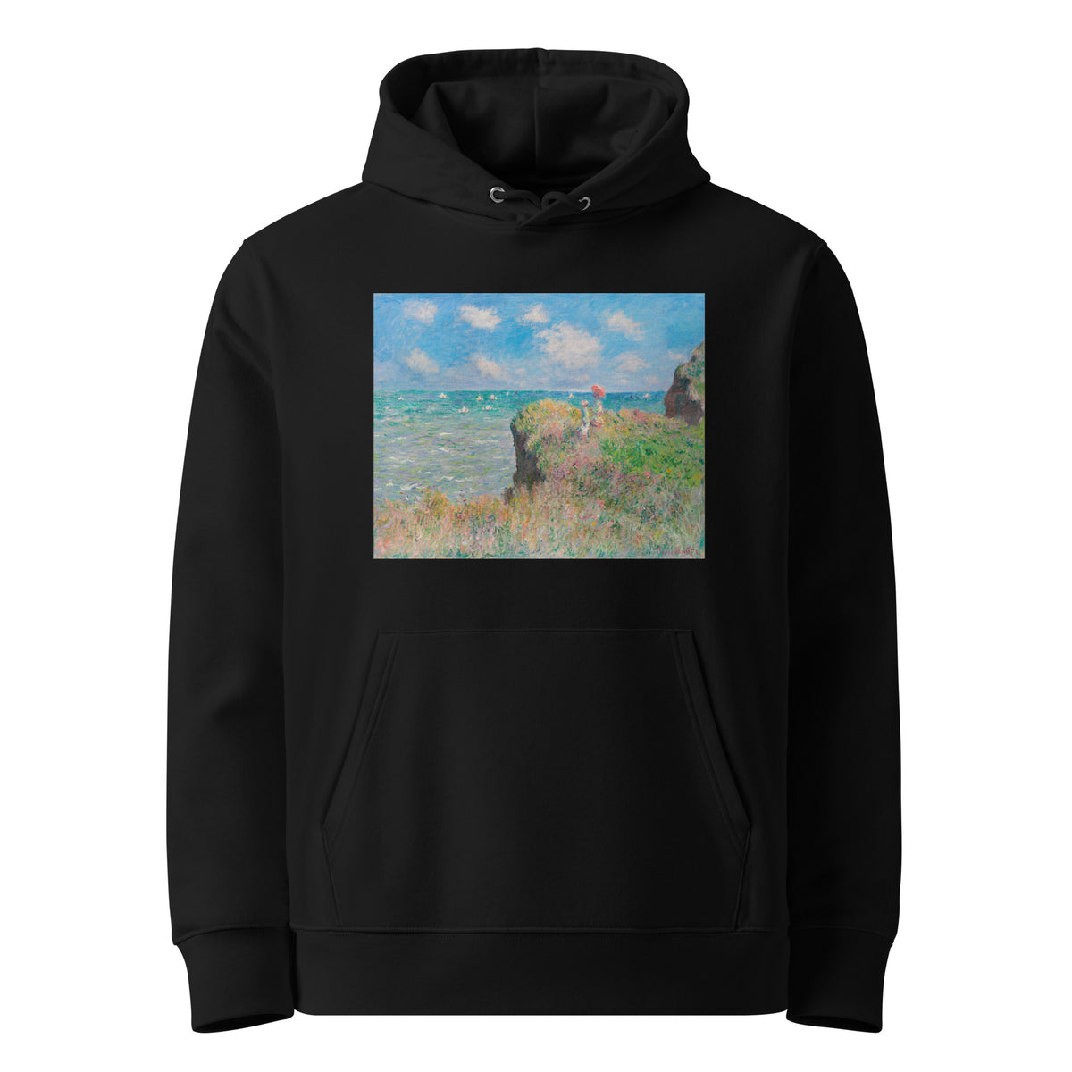 Black Hoodie Cliff Walk At Pourville Premium